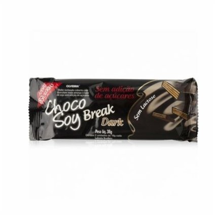 CHOCOLATE CHOCO SOY BREAK DARK 38G