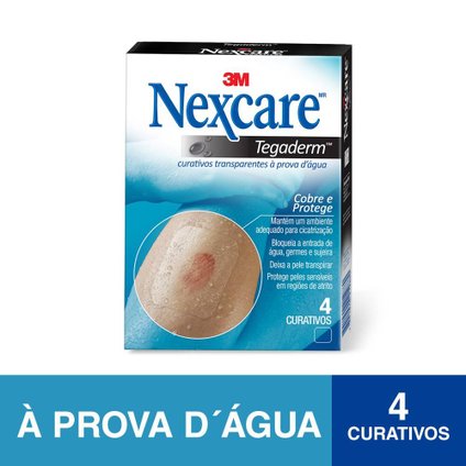 CURATIVO NEXCARE TEGADERM COM 4 UNIDADES