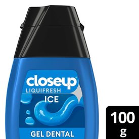CREME DENTAL EM GEL CLOSEUP LIQUIFRESH ICE 100G