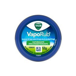 Vick Vaporub Pomada Para Gripe, Congestão Nasal E Tosse 12g