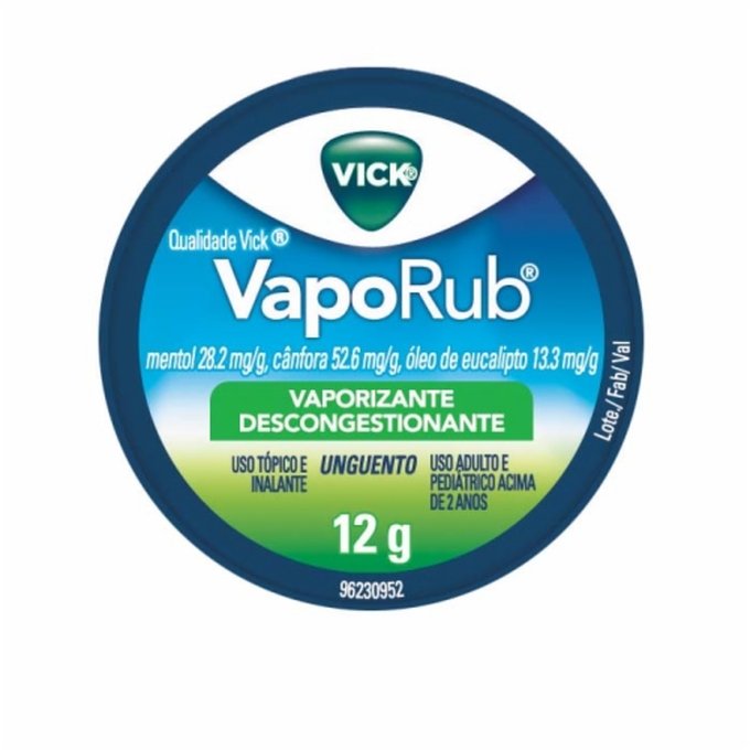 VICK VAPORUB 12G PanVel Farmácias