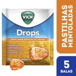 Pastilha Vick Laranja C/ 5 Avulso