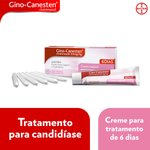 Gino Canesten Creme  Vaginal 1% 35g Com 6 Aplicadores