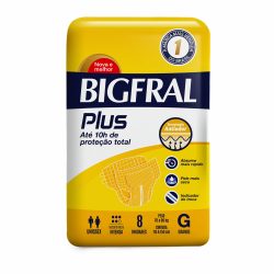 Kit Na Compra De 2 Fralda Bigfral Plus, Leve A 2ª Unid Por R$15,74