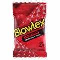 PRESERVATIVO BLOWTEX AROMATIZADO MORANGO COM 3