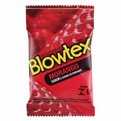 Preservativo Blowtex Aromatizado Morango C/ 3