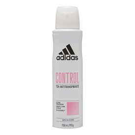 DESODORANTE AEROSSOL ANTITRANSPIRANTE FEMININO ADIDAS CONTROL 150ML