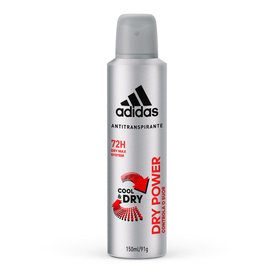 DESODORANTE ADIDAS AEROSSOL MASCULINO DRY POWER 150ML