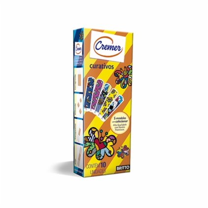 CURATIVO INFANTIL CREMER ROMERO BRITTO COM 10 UNIDADES