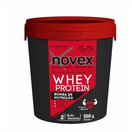 MASCARA DE TRATAMENTO NOVEX WHEY PROTEIN 500G