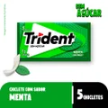 Goma de Mascar Trident Menta