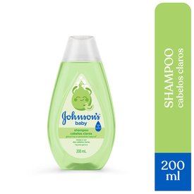 SHAMPOO PARA CABELOS CLAROS JOHNSON'S BABY CAMOMILA NATURAL 200ML