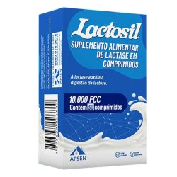 Lactosil 10.000 Fcc Enzima Lactase 30 Comprimidos Apsen