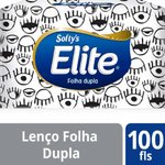 Lenço De Papel Softy'S Elite Folha Dupla Com 100 Unidades