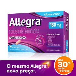 Allegra 180mg 10 Comprimidos