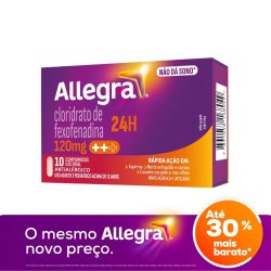 Antialérgico Allegra 120mg 10 Comprimidos