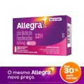 ANTIALÉRGICO ALLEGRA 60MG COM 10 COMPRIMIDOS