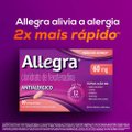 ANTIALÉRGICO ALLEGRA 60MG COM 10 COMPRIMIDOS