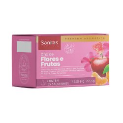 Chá Sanitas Flores E Frutas Sanitas 22,5g - 15 Saquinhos