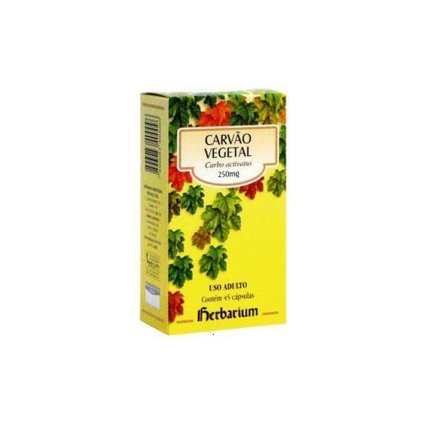 CARVAO VEGETAL HERBARIUM 45 CÁPSULAS