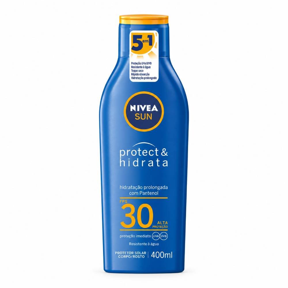 Protetor Solar Nivea Sun Protect Hidrata Fps30 400ml