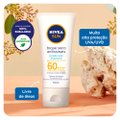 PROTETOR SOLAR FACIAL NIVEA SUN TOQUE SECO ANTISSINAIS FPS 60 50ML