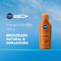 LOÇÃO BRONZEADORA NIVEA SUN INTENSE & BRONZE FPS 6 125ML