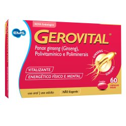 Polivitamínico Gerovital 60 Cápsulas Em Gel