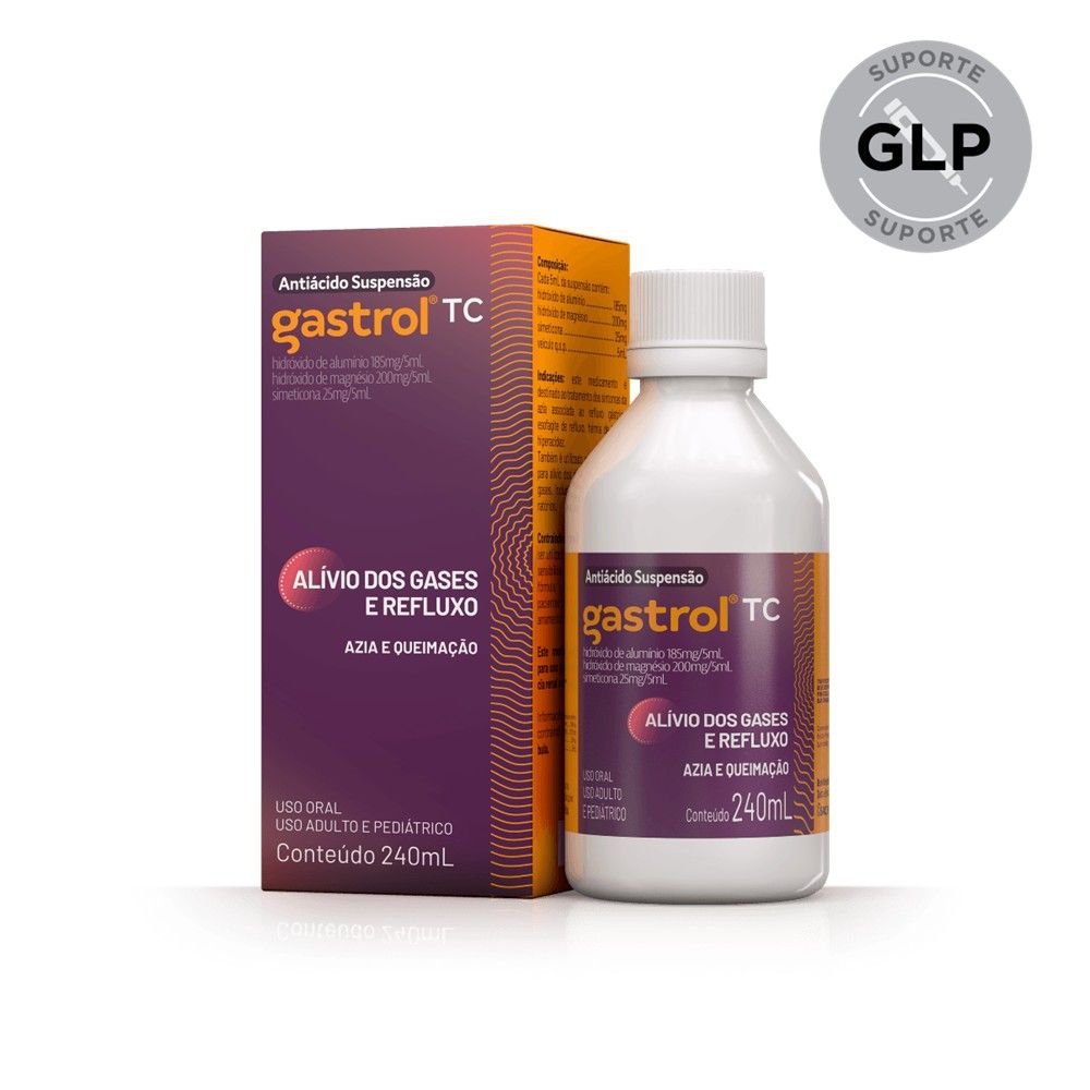 Antiácido Gastrol Tc Suspensão Oral 240ml