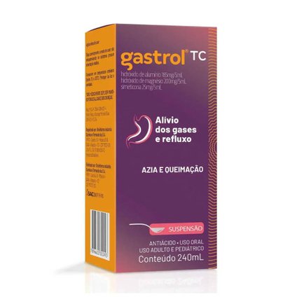 ANTIÁCIDO GASTROL TC SUSPENSÃO ORAL 240ML