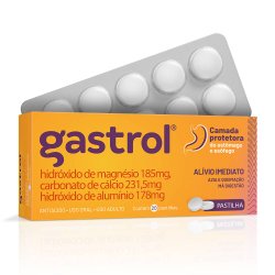 Antiácido Gastrol Pastilha 20 Pastilhas Mastigáveis