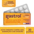 ANTIÁCIDO GASTROL PASTILHA 20 PASTILHAS MASTIGÁVEIS