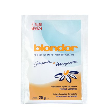 PÓ DESCOLORANTE BLONDOR CAMOMILA E MANZANILLA 20G