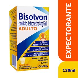 BISOLVON XAROPE EXPECTORANTE ADULTO 8MG/5ML 120ML