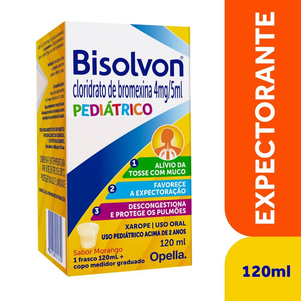 Bisolvon Xarope Expectorante Infantil 4mg/5ml 120ml