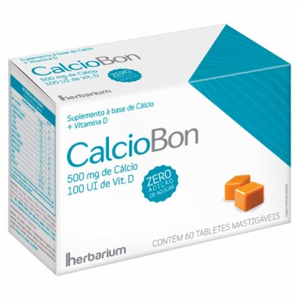 CALCIOBON 60 TABLETES CARAMELO DE LEITE