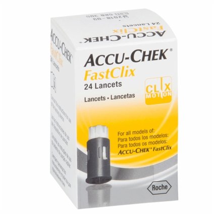 LANCETAS ACCU-CHEK FASTCLIX 24 UNIDADES