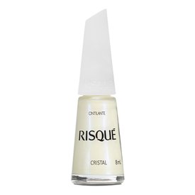 ESMALTE RISQUÉ BRANCO CINTILANTE CRISTAL 8ML
