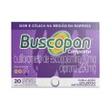 Analgésico Buscopan Composto Butilbrometo de escopolamina 10mg + Dipirona 250mg 20 Comprimidos