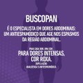 Analgésico Buscopan Composto Butilbrometo de escopolamina 10mg + Dipirona 250mg 20 Comprimidos