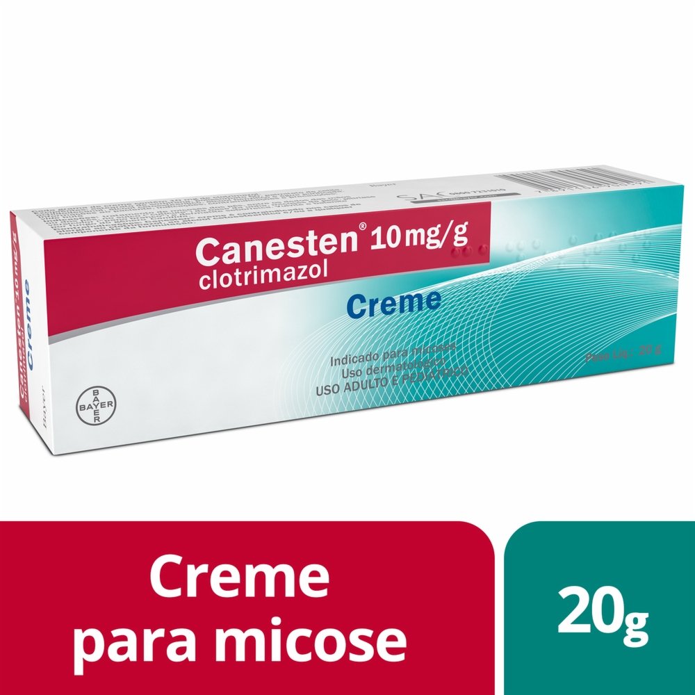 Tratamento De Micoses E Frieira Canesten Creme 20g - PanVel Farmácias