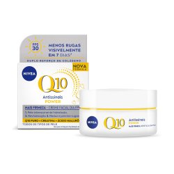Creme Facial Nivea Q10 Power Dia Antissinais Fps30 50g
