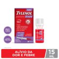 TYLENOL PARACETAMOL BEBÊ 100MG/ML SUSPENSÃO ORAL GOTAS SABOR FRUTAS 15ML