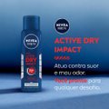 DESODORANTE ANTITRANSPIRANTE AEROSSOL NIVEA MEN DRY IMPACT 150ML