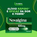 ANALGÉSICO E ANTITÉRMICO NOVALGINA DIPIRONA 500MG 30 COMPRIMIDOS