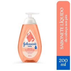 Sabonete Líquido De Glicerina Johnson's Baby Da Cabeça Aos Pés 200ml