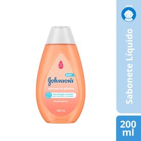 SABONETE LIQUÍDO JOHNSONS BABY GLICERINADO 200ML