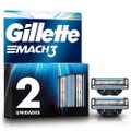 CARGA PARA APARELHO DE BARBEAR GILLETTE MACH3 COM 2 UNIDADES