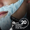 CARGA PARA APARELHO DE BARBEAR GILLETTE MACH3 COM 2 UNIDADES