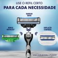 CARGA PARA APARELHO DE BARBEAR GILLETTE MACH3 COM 2 UNIDADES